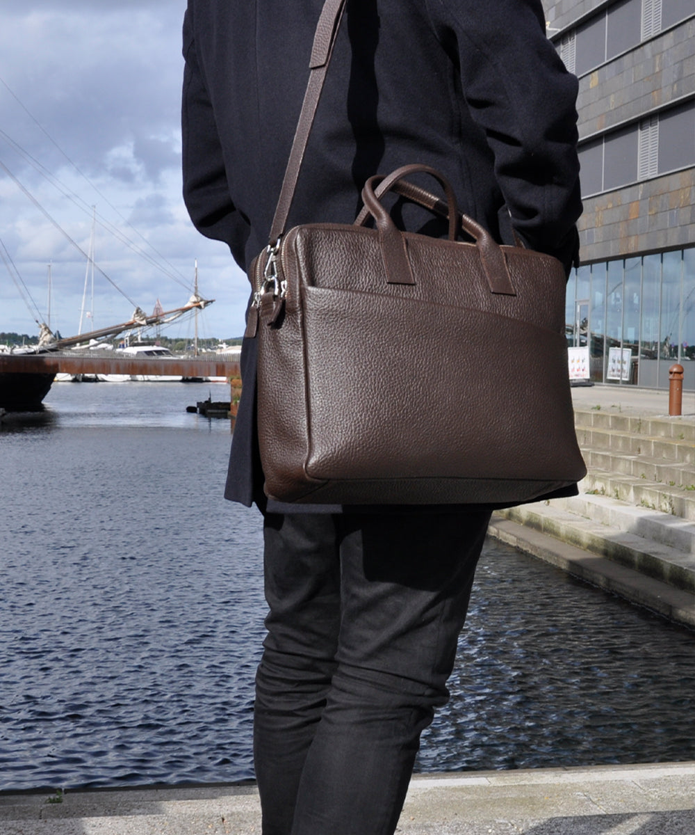 Haim Computertaske - D101 Dark Brown