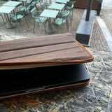 Lora sleeve med macbook pro 14", i pastry brown, Hymness lyse cognac læder.