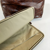 Lora Computer Sleeve 13-14"- D105 Brown Croco