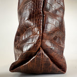 Tara Tote Tall - D105 Brown Croco
