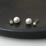 Zoe Big Pearl Earrings - Hymness Studio Denmark
